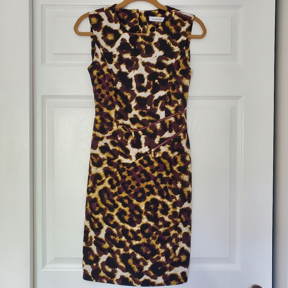 Calvin Klein Dresses & Skirts - CK Animal Print Pencil Dress